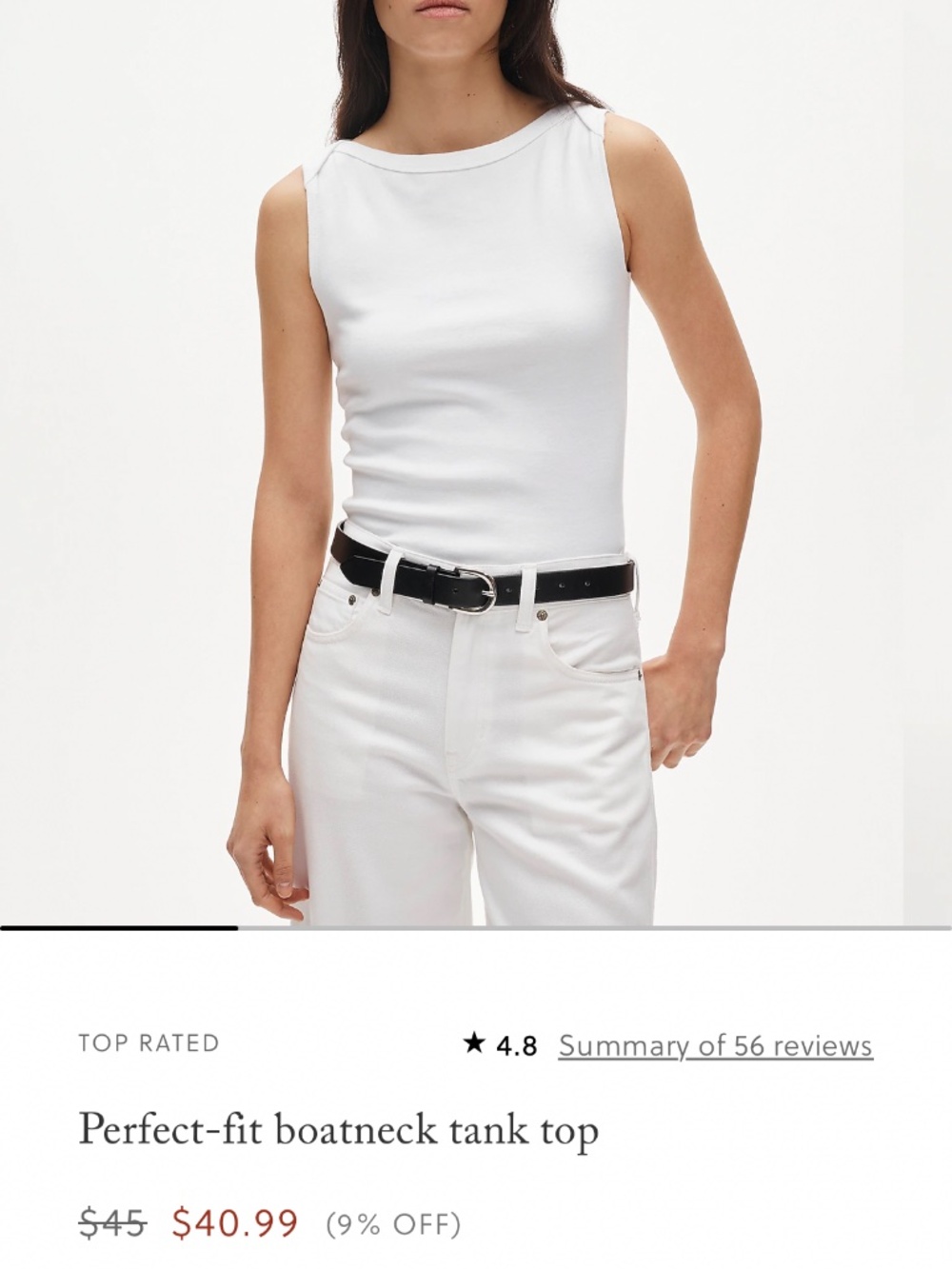 NWOT 2 JCrew perfect fit boatneck tanks